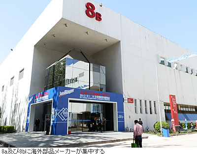 8a及び8bに海外部品メーカーが集中する