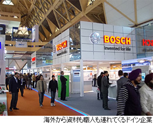 海外から資材も職人も連れてくるドイツ企業